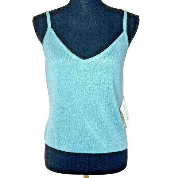 New St. John Santana Knit Shell Cami Tank Career, Workwear Dog Show Medium - Picture 1 of 4